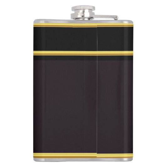 夜の波を駆け抜け白熱［赤熱］光を放つる海賊船 フラスク (裏面)