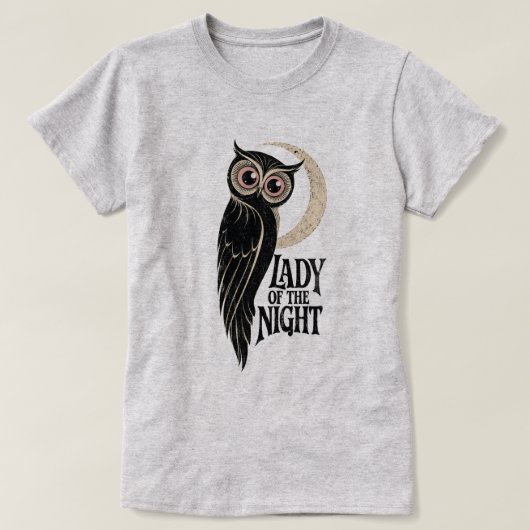 夜の淑女 Tシャツ (デザイン正面)