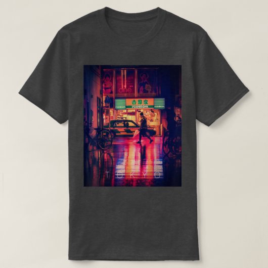 夜の渋谷 Tシャツ (デザイン正面)