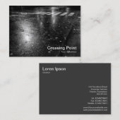 夜の湿った秋の道 名刺 (正面/裏面)