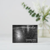 夜の湿った秋の道 名刺 (スタンド正面)