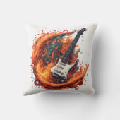 夜の激しいエレキギター クッション (裏面)