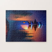 夜の灯台 ジグソーパズル (横)