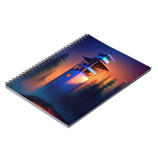 夜の灯台 ノートブック (左側)