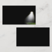 夜の独身のな街灯-名刺 名刺 (正面/裏面)