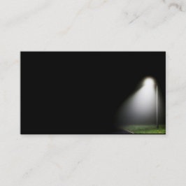 夜の独身のな街灯-名刺 名刺
