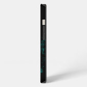 夜の狼とワタリガラス iPhoneケース (左側面)