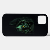 『夜の狼の凝視』 Case-Mate iPhoneケース (裏面 (横))