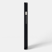 "夜の狼の妖しい視線" iPhoneケース (左側面)