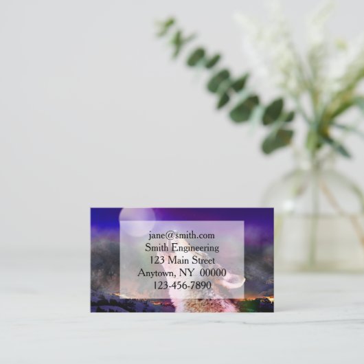 夜の狼 名刺 (スタンド正面)