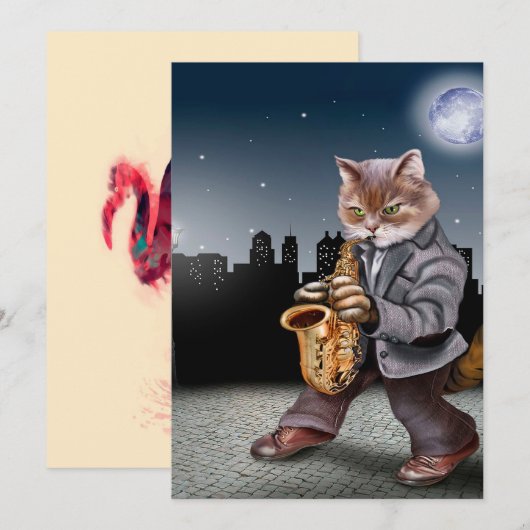 夜の猫 シーズンカード (正面/裏面)