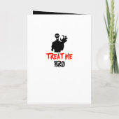 夜の生き延びハロウィーンのカスタマイズ可能 招待状 (裏面)