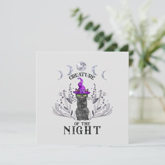 夜の生き物 - ハロウィンの黒猫 (スタンド正面)