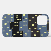 夜の町のシーンレスパターン。 Case-Mate iPhoneケース (裏面 (横))