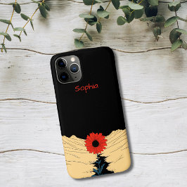 夜の砂漠の花 iPhone 11 PROケース