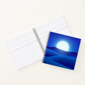 夜の砂漠 ノートブック (内部)