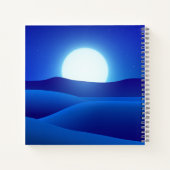 夜の砂漠 ノートブック (裏面)