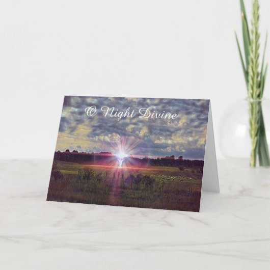 夜の神のルークのクリスマスストーリーアートクリスマス カード (正面)