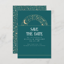 夜の空の星の天空の日付を保存 セーブザデート