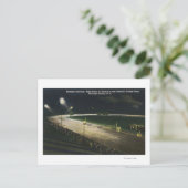 夜の競走路のビュー ポストカード (スタンド正面)