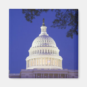 夜の米国議会議事堂ロタンダ、ワシントンD.C. マグネット