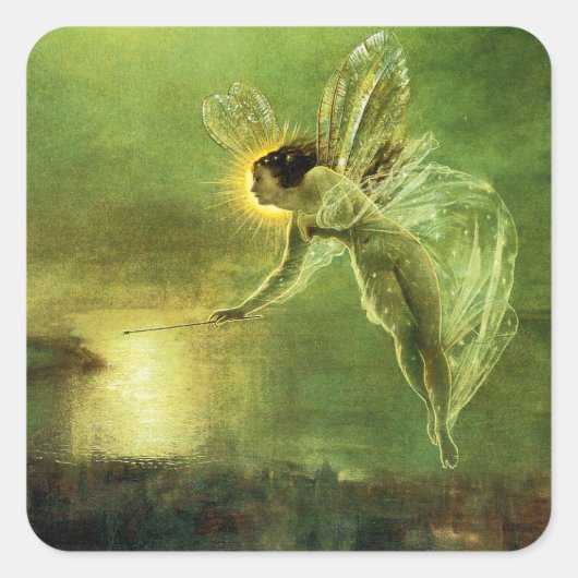 夜の精霊アイリス スクエアシール (正面)