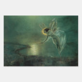 夜の精霊 by Grimshaw, ヴィクトリア朝の妖精 ラッピングペーパーシート (正面3)