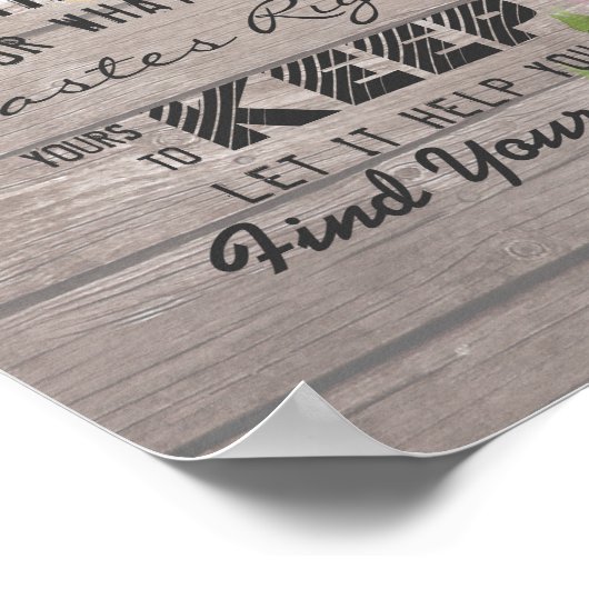 夜の結婚席ガラスはあなたの席を見つける ポスター (角)