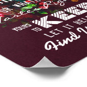 夜の結婚席ガラスはあなたの席を見つける ポスター (角)