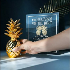 夜の結婚席ガラスはあなたの席を見つける ポスター