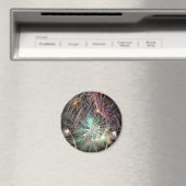 夜の緑の花火 マグネット (インサイチュ (食洗機))