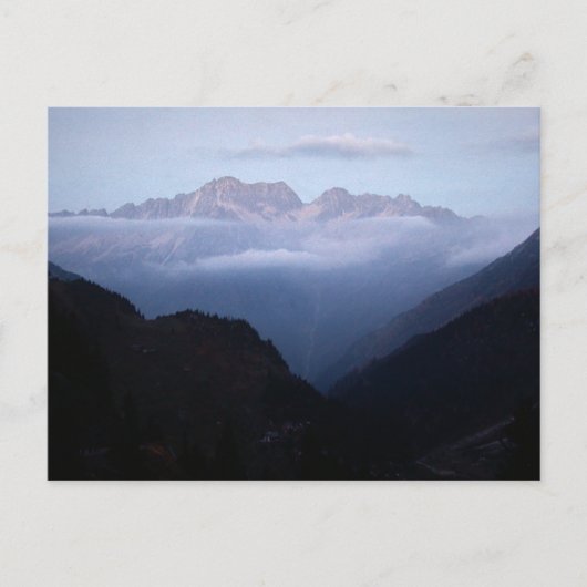 夜の縁に ポストカード (正面)