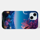夜の美しいさくらんぼの花 Case-Mate iPhoneケース (裏面 (横))