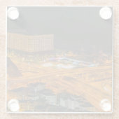 夜の美しい。ガラスコースター ガラスコースター (裏面)