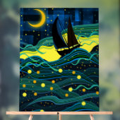 夜の航海（海上） アクリルサイン (ニュートラル)