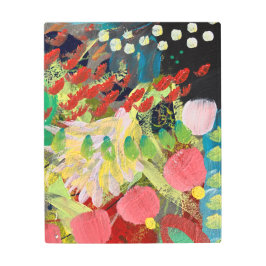 夜の花の金属壁画 メタルプリント