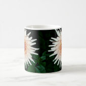 夜の花カッコいい咲き コーヒーマグカップ (中央)