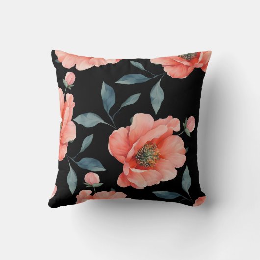 夜の花 クッション (裏面)