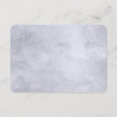 夜の花 ダスティーブルー ウェディング ディレクションズ エンクロージャーカード (裏面)