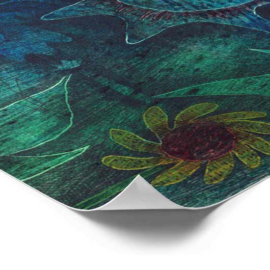 夜の花 ポスター (角)