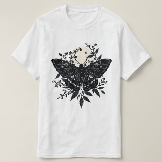 夜の花 Tシャツ (デザイン正面)