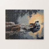 夜の英語設定者 ジグソーパズル (横)