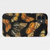 夜の蛾と蝶のパターン Case-Mate iPhoneケース (裏面(横))