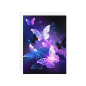 夜の蝶の背景 カード (正面/裏面インサイチュ)