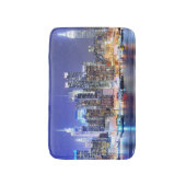 夜の街の灯り バスマット (正面縦)
