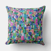 夜の街の風景 クッション (正面)