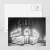 夜の街角の商店, 1920 ポストカード (正面/裏面)