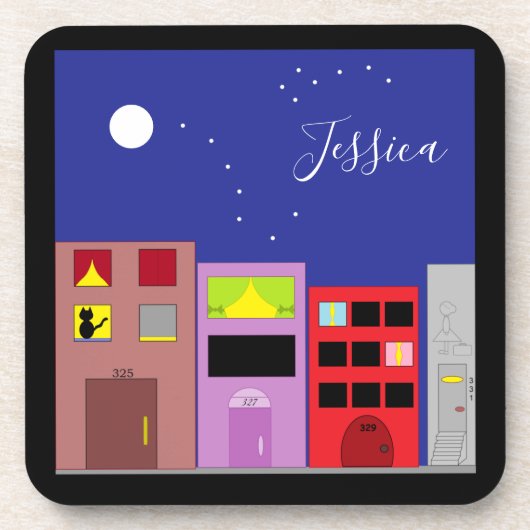 夜の街 コースター (正面)