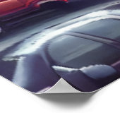 夜の街 | AIアートポスター ポスター (角)