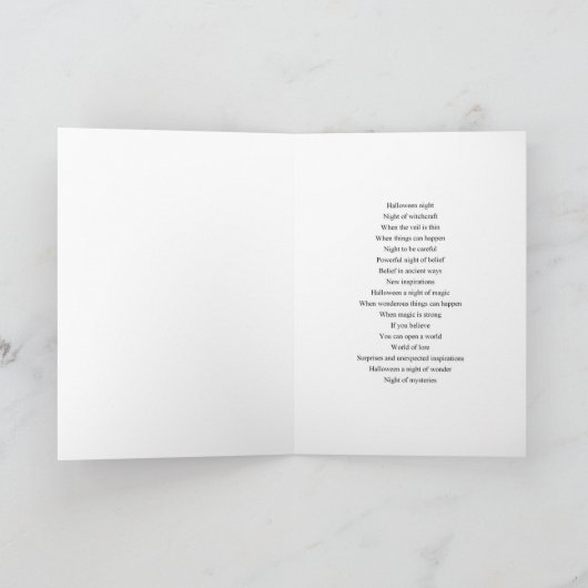 夜の謎 カード (内部)